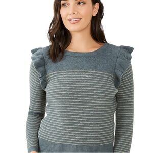 LC Lauren Conrad Blue Knit Sweater
